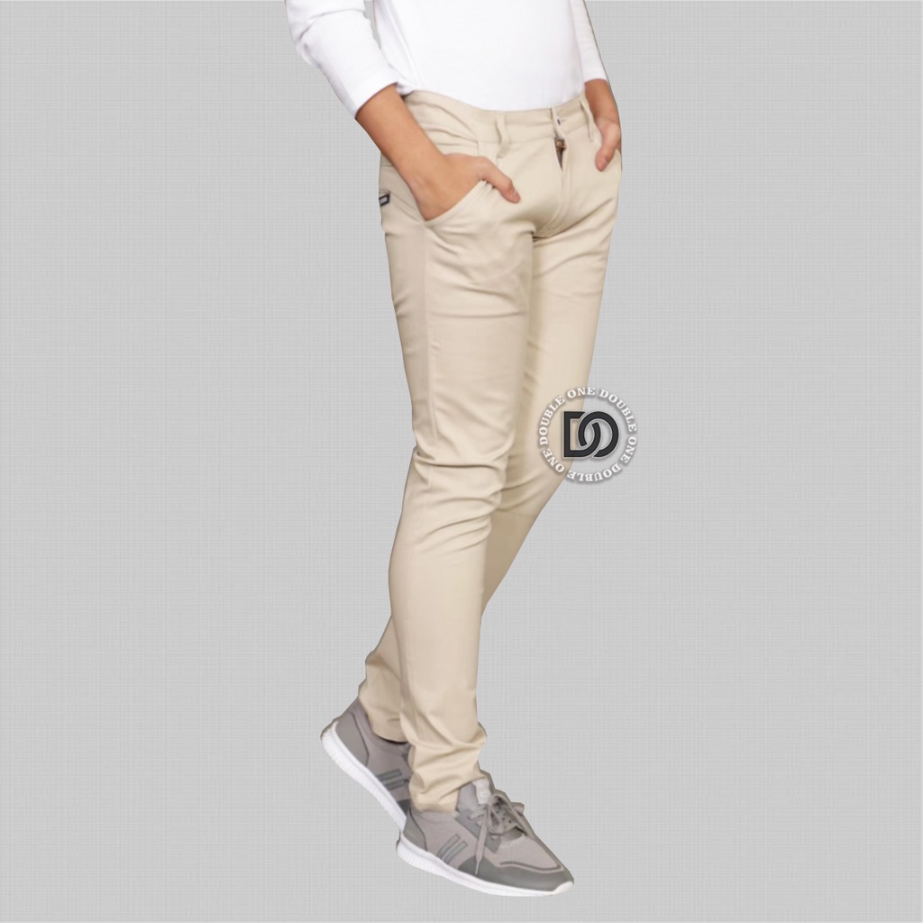 Celana Chino Pria Panjang Slim Fit Original FIFTEEN DENIM