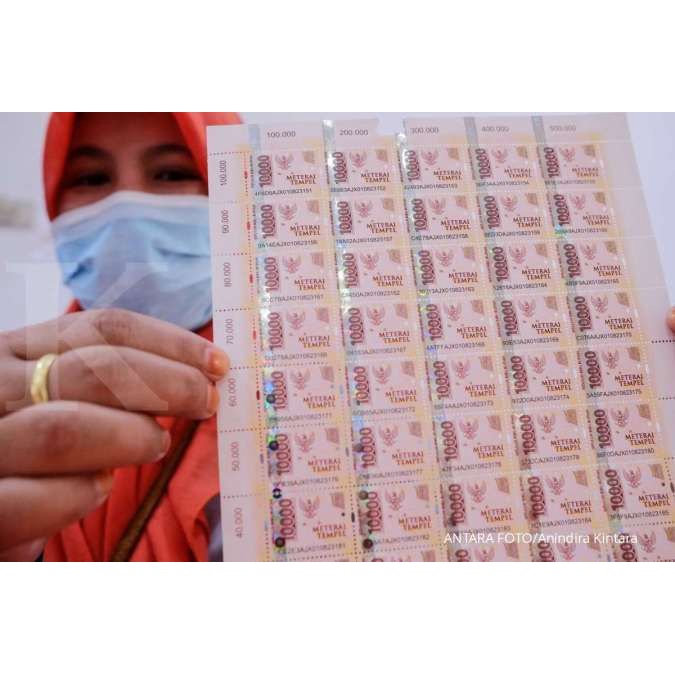 MATERAI 10000 MATERAI 10RB MATERAI 10.000, 100% ASLI