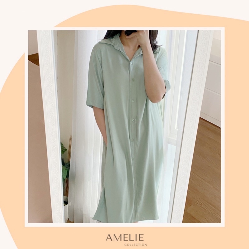 AMELIE BASIC SHIRTDRESS