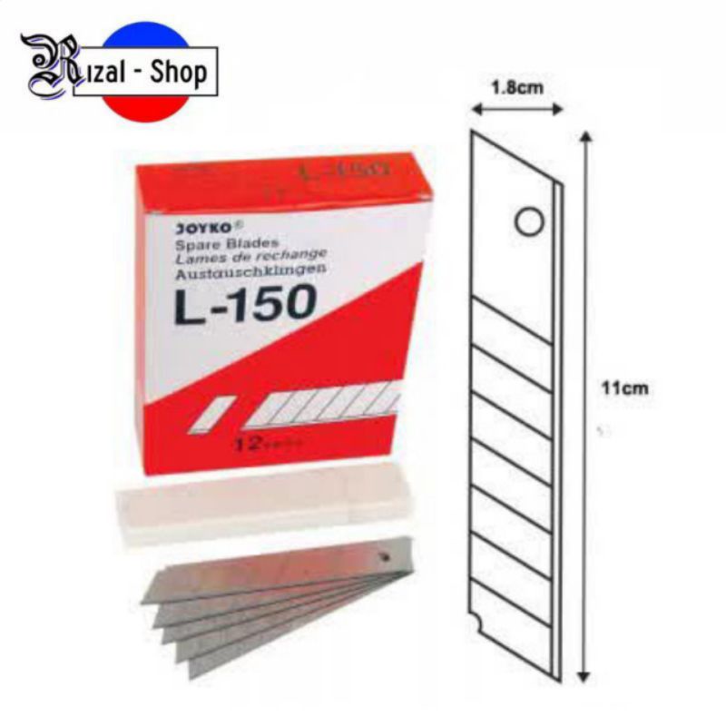

Isi Refill Cutter Besar Joyko L-150 Pisau Potong