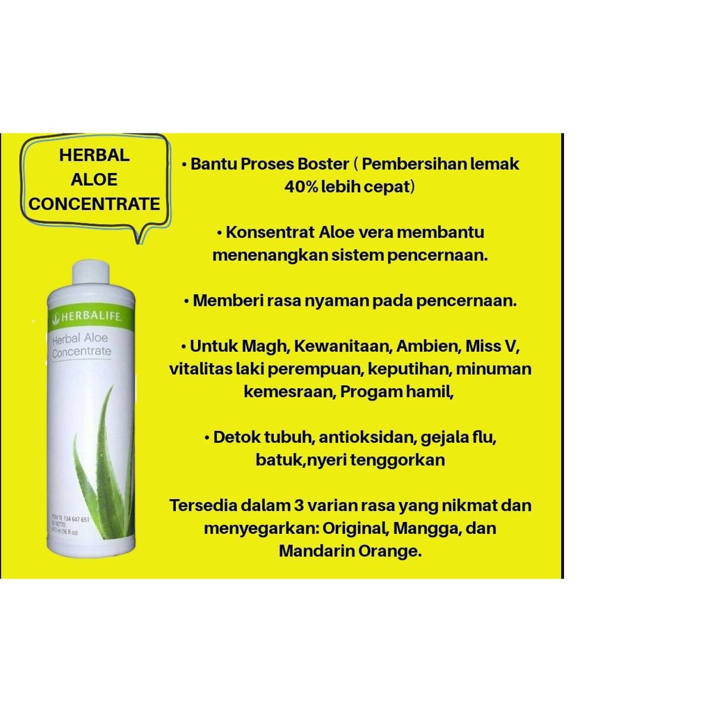 Barcode Utuh Herbal Aloe Concentrate Indonesia