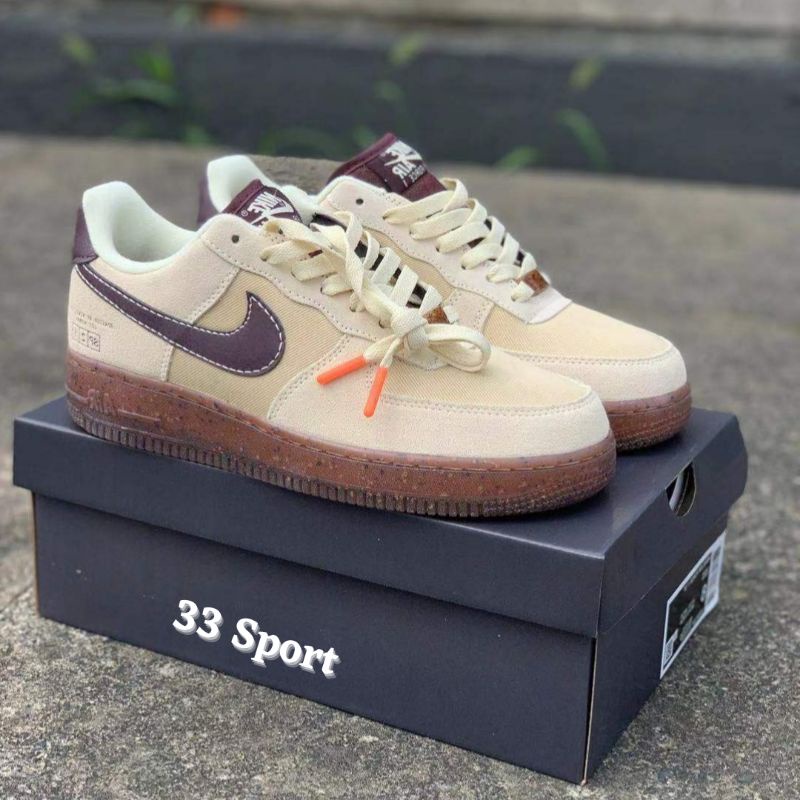 Nike Air Force 1 Low Coffee Made In Vietnam Premium