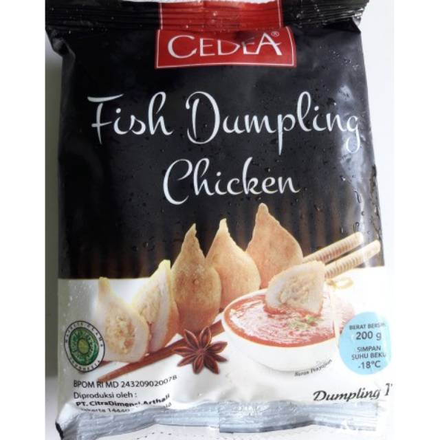 

CIDEA FISH DUMPLING CHICKEN 200 gr HALAL