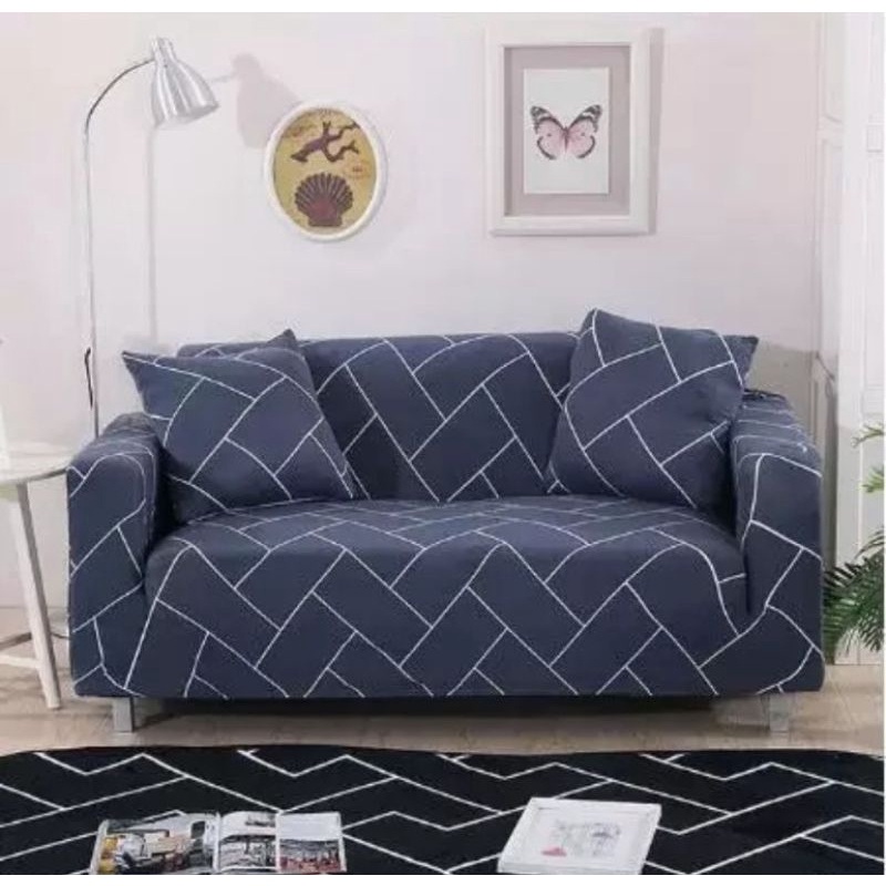 Sarung Pelindung sofa tangan 1/2/3/4/ dudukan / Cover sarung sofa elastis import