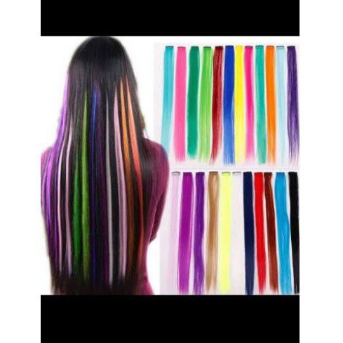 HAIR CLIP POLOS HIGHTLIGHT WARNA