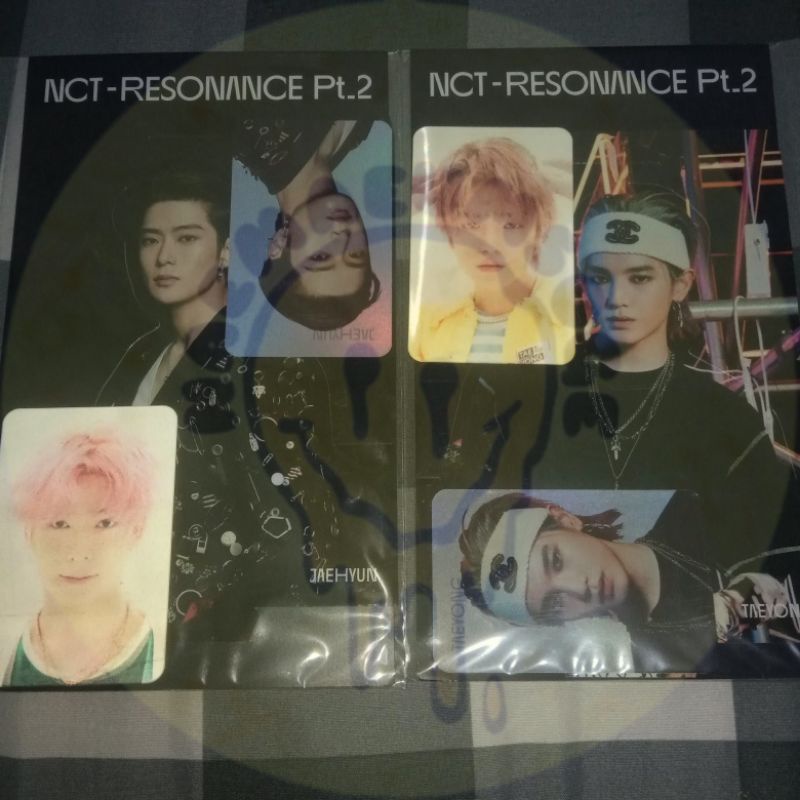 lenticular set nct resonance pt2 taeyong jaehyun