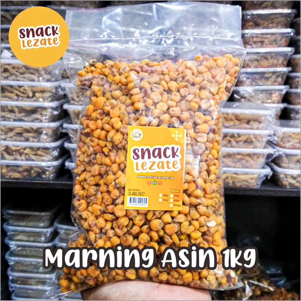 

Marning Jagung Asin 1KG Kiloan Gurih Renyah Murah / Jagung Marning Asin / Marneng Jagung Original Asin