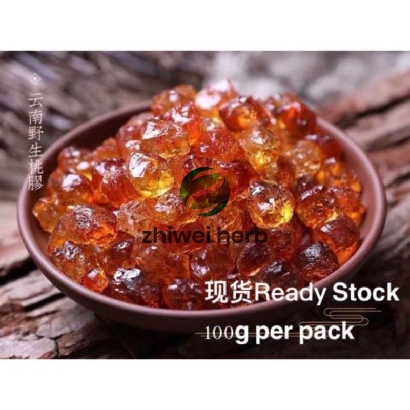 

100gram Peach Gum Collagen/ Peach Gum / tao jiao [Premium], Herbal dessert