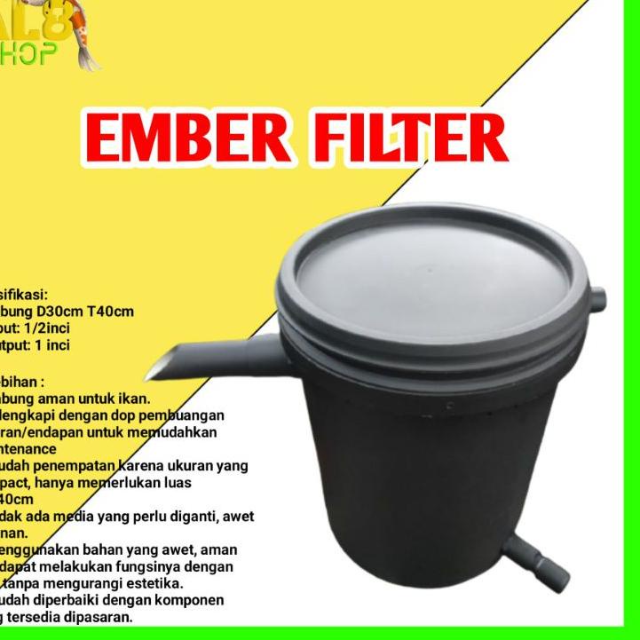 ヂ ember filter kolam koi media filter kolam ikan koi ₨