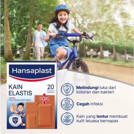 ★ BB ★ Hansaplast Kain Elastis Mix 10 Sheets - Mix 20 Sheets - Plaster Luka