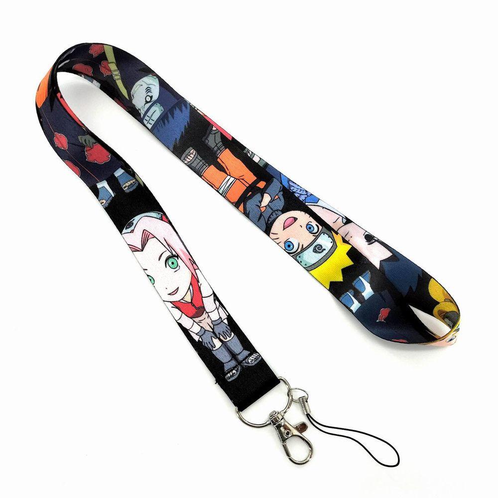 Quinton Tali Lanyard Handphone Motif Kartun Anime Naruto