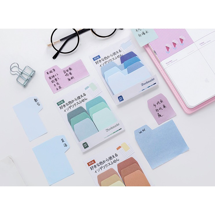 [DZ] ST146 - Bookmark Pembatas Buku Sticky Note Memo Notes