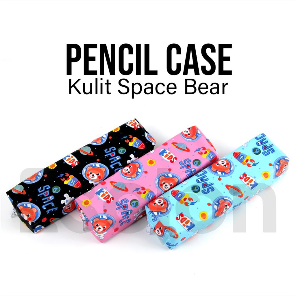 

Tempat Pensil Kulit Space Bear 3284 / Kotak pensil fancy