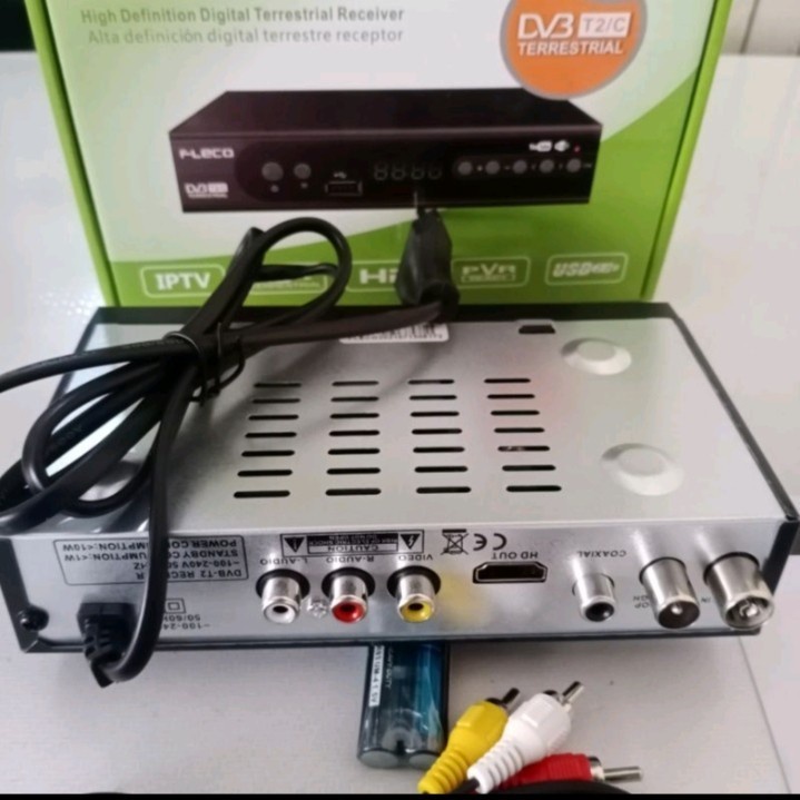 COD Set Top Box Fleco DVB T2 HD Digital Antena UHF