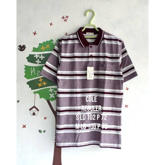 Kaos Krah Polo Cowo Laki-laki Cole
