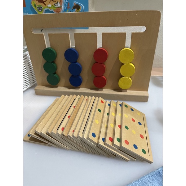 preloved mainan anak kayu edukasi