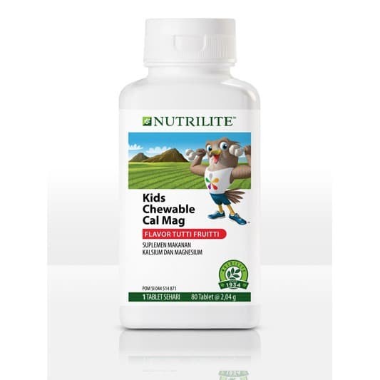 Suplemen Vitamin Kalsium Magnesium Tulang Gigi Permen Anak Kunyah Vit Anak -