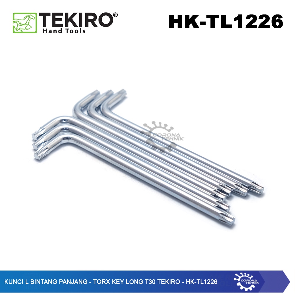 Tekiro - HK-TL1226 - Kunci L Bintang Panjang - Torx Key Long T30