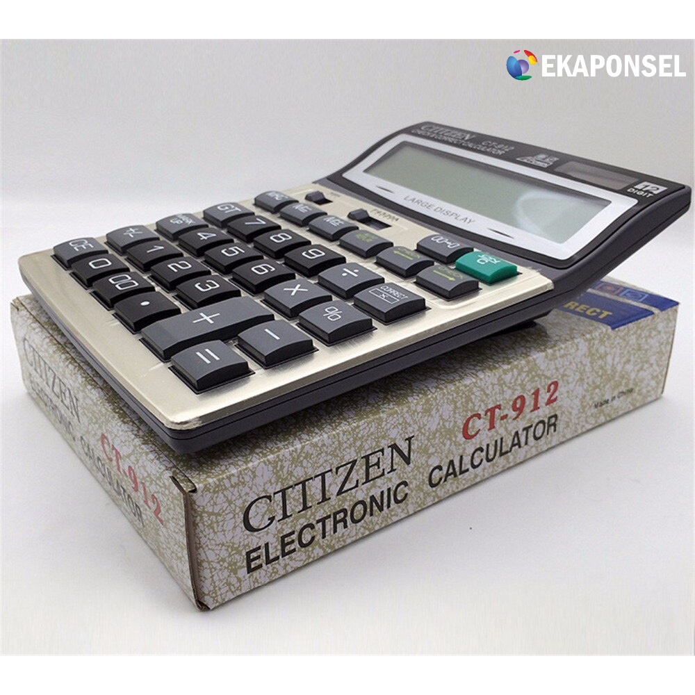 

Kalkulator Citizen CT-912S 12 Digit Original - New Version