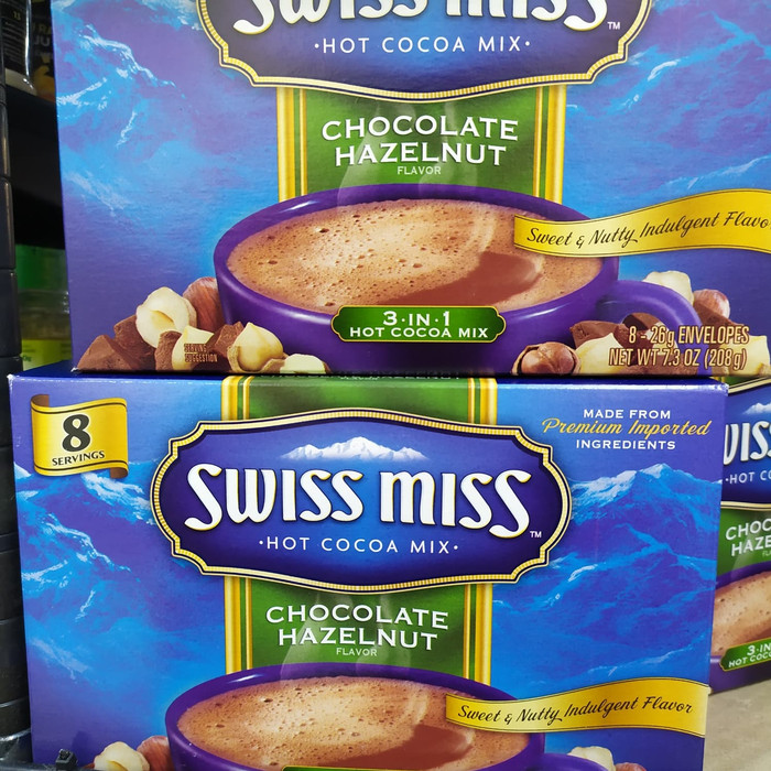 

SwissMiss Hot Cocoa Mix Chocolate Hazelnut Flavour 3in1 box 248gram