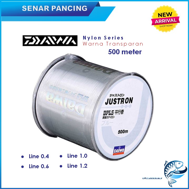 Jual Benang Nylon Pancing Justron Braided Series Panjang Meter Senar Tali Ukuran Line