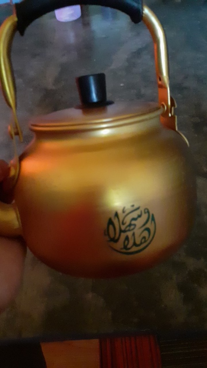 Teko Kuning Arab 1 Liter | Oleh Oleh Haji Dan Umroh