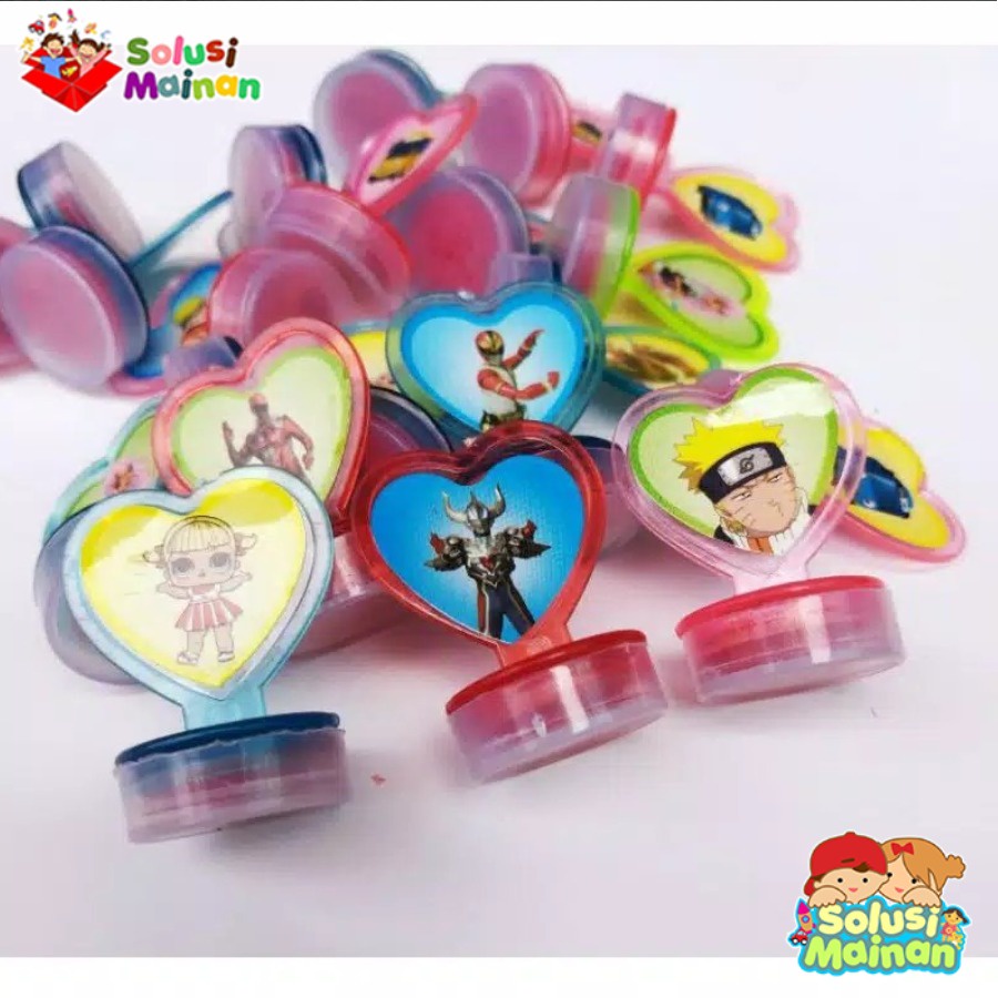 

Bisa COD Mainan Anak Cap Stempel Karakter Unik Mainan Lucu/Mainan Anak Stempel Warna Karakter