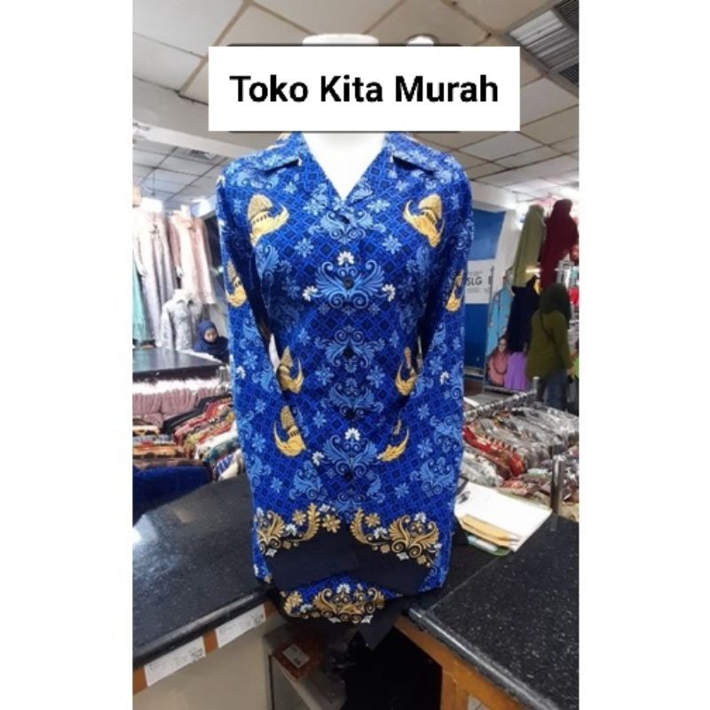 TERLARIS‼️Korpri baru wanita - korpri 2022 - kemeja korpri baru - atasan korpri -KORPRI BARU - KORPR