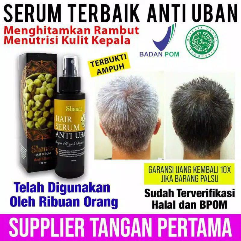 Penghilang uban rambut alami permanen - Penghilang uban permanen asli original shampo - Penghilang u