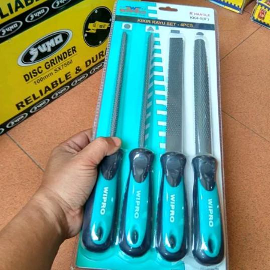 Kyhand | 4Pcs Kikir Kayu Set 8" ( Besar ) Kikir Tukang 200Mm Heavy Duty Best Qu