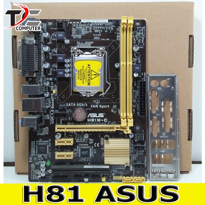 Mobo Mainboard LGA 1150 DDR3 H81 ASUS