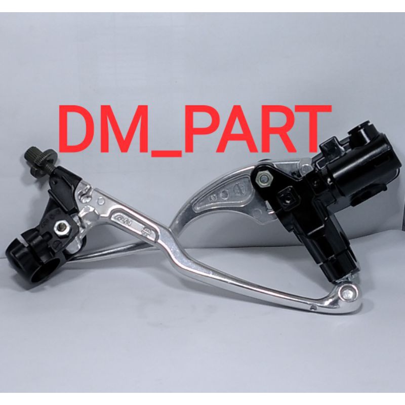 HANDLE TUAS KIRI KOPLING PLUS BRAKET MASTER REM KANAN ASSY KOMPLIT R25 MT25 ORI ASLI PNP RX KING-2