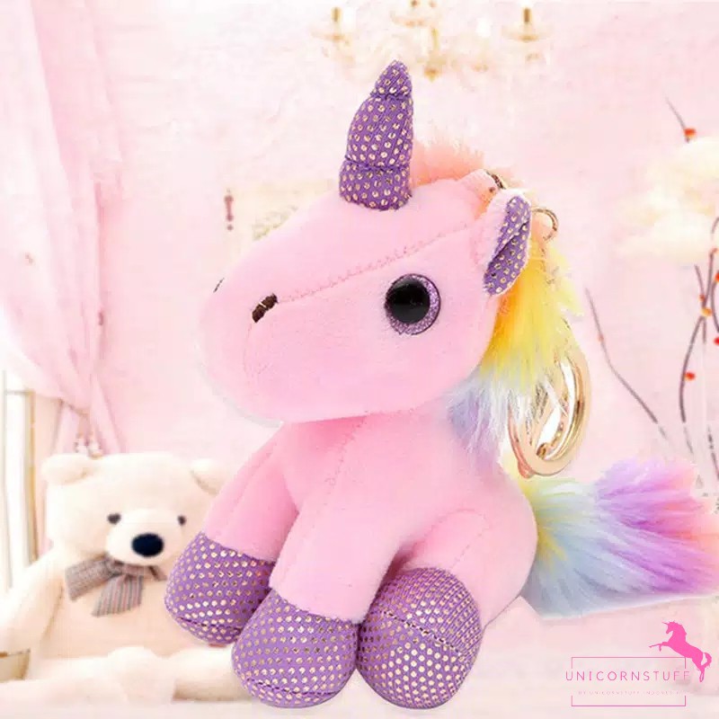 Gantungan Tas Unicorn / Gantungan Kunci Unicorn / Gantungan boneka unicorn KUALITAS BAGUS