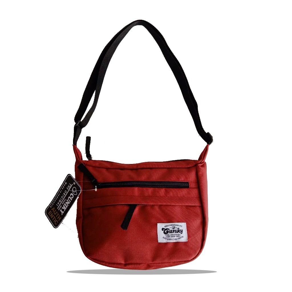 HSTR Tas Selempang Slempang Shoulder Bag Slingbag Masuk Buku Tulis Kecil kualitas Distro harga Murah Pria Wanita cowok cewek Unisex | Tas Sekolah S13