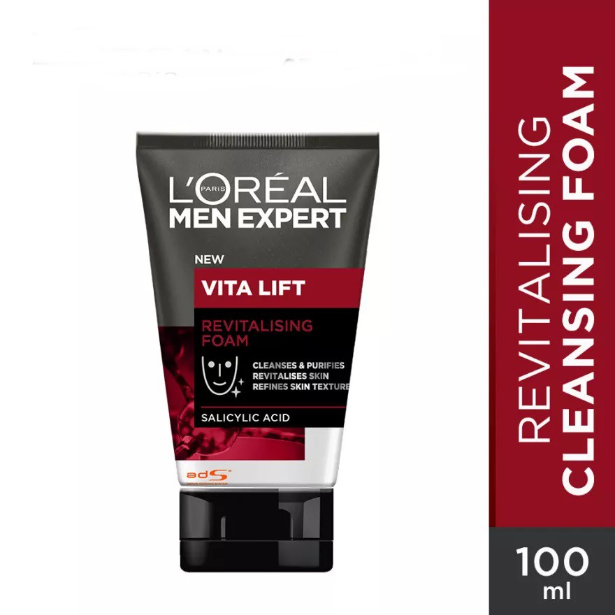 Loreal Paris Men Expert Vitalift Revitalising Cleansing Foam 100ml