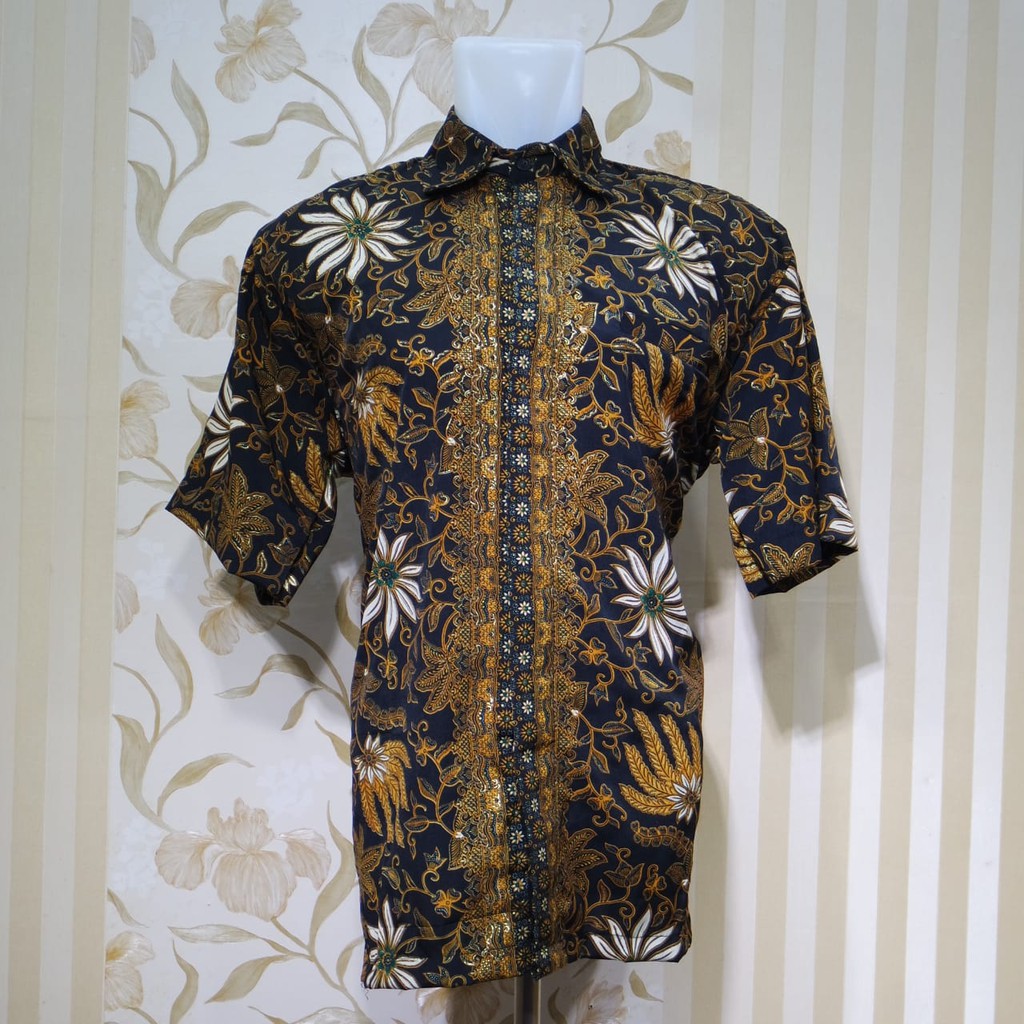 SB Collection Atasan Kemeja Ghaizan Lengan Pendek Batik Pria