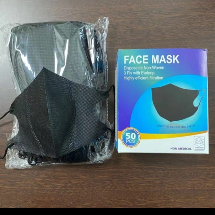 Masker duckbill 3ply isi 50pcs Disposable face mask - Earloop duckbill