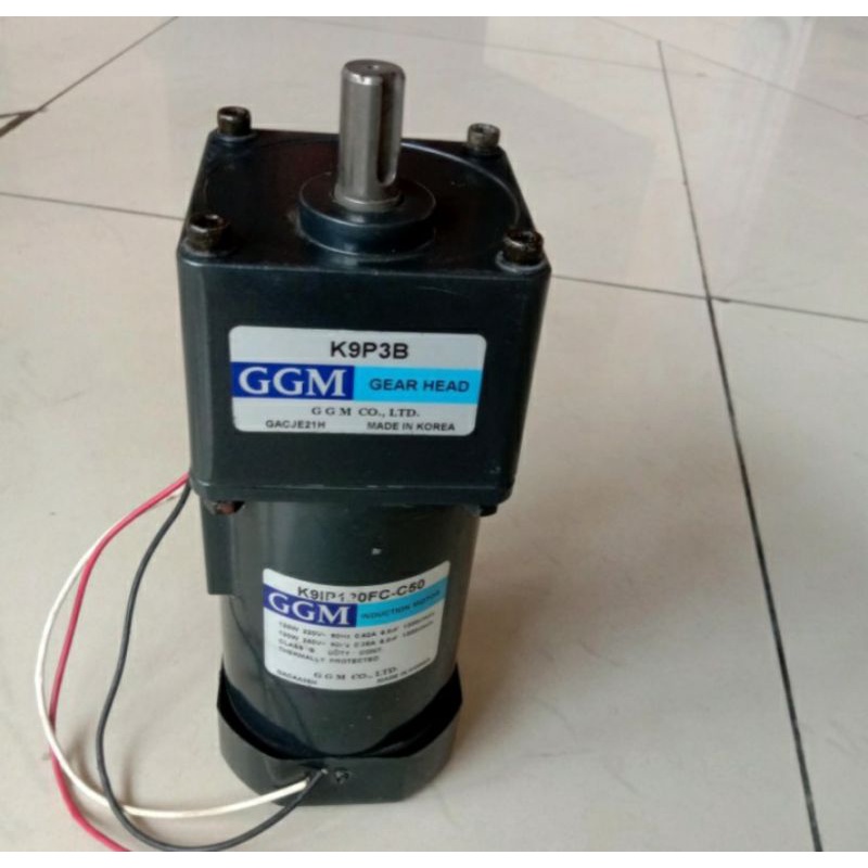 Ac Motor Gearbox 220V 120W Ratio 1:3 GGM Motor