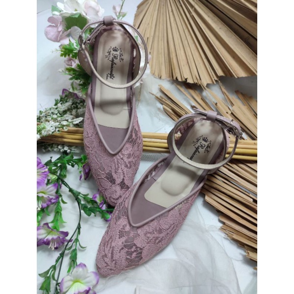 flatshoes arummi Mauve