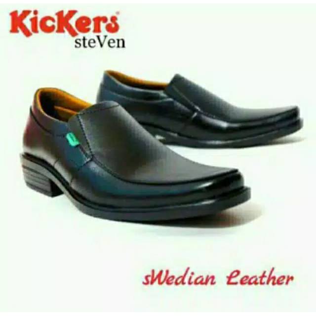 Sepatu Pantofel Pria Kickers Steven Kerja Cowo Formal Dinas