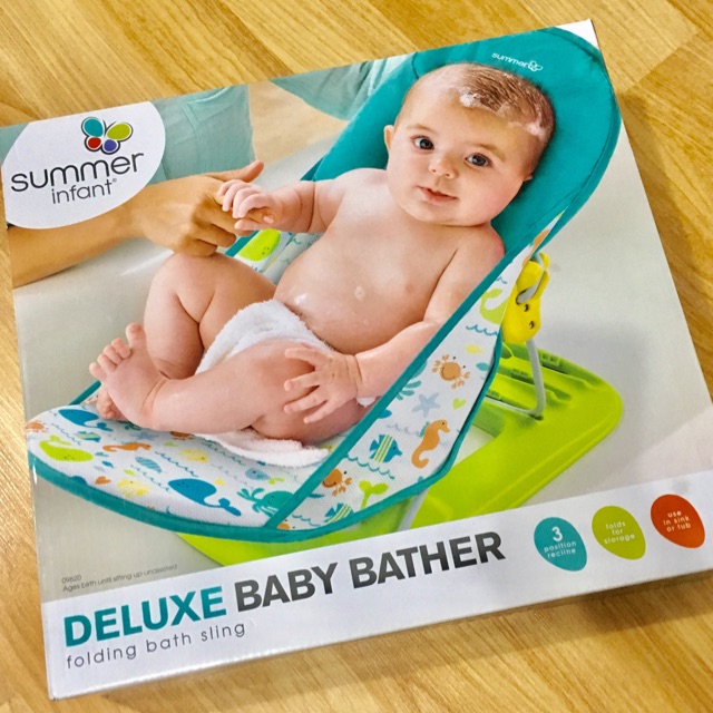 Summer infant deluxe baby bather