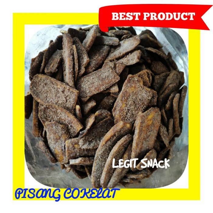 KRIPIK PISANG COKLAT LAMPUNG / KERIPIK PISANG COKELAT KEPOK ASLI Berkualitas