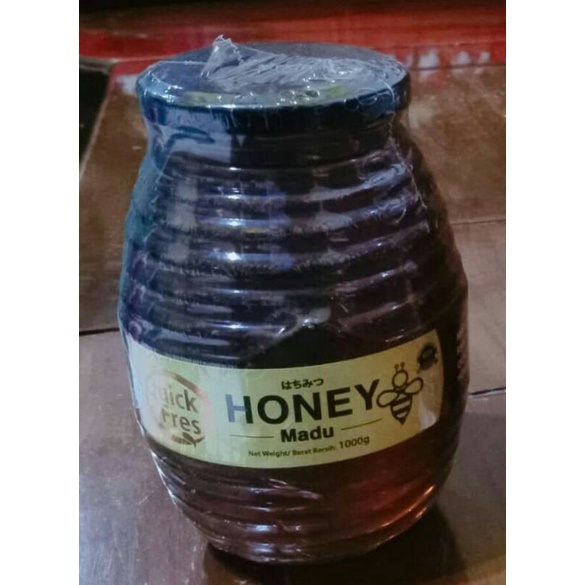 

madu quick fresh kemasan botol 1 kg kemasan plastik tebal/kaca