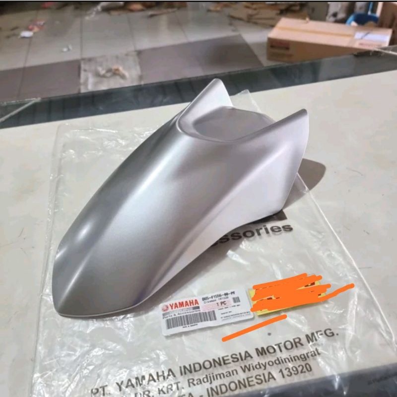 Fender front spakbor aerox Spakbor depan aerox 155 aerox new connected silver YAMAHA