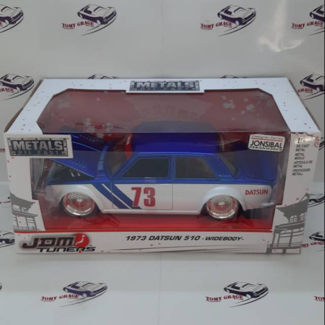 Jada JDM Tuners 1973 Datsun 510 Widebody Blue