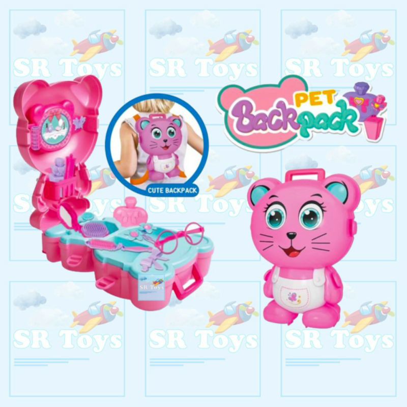 Mainan Anak Backpack Pet Tas Ransel isi 23 pcs