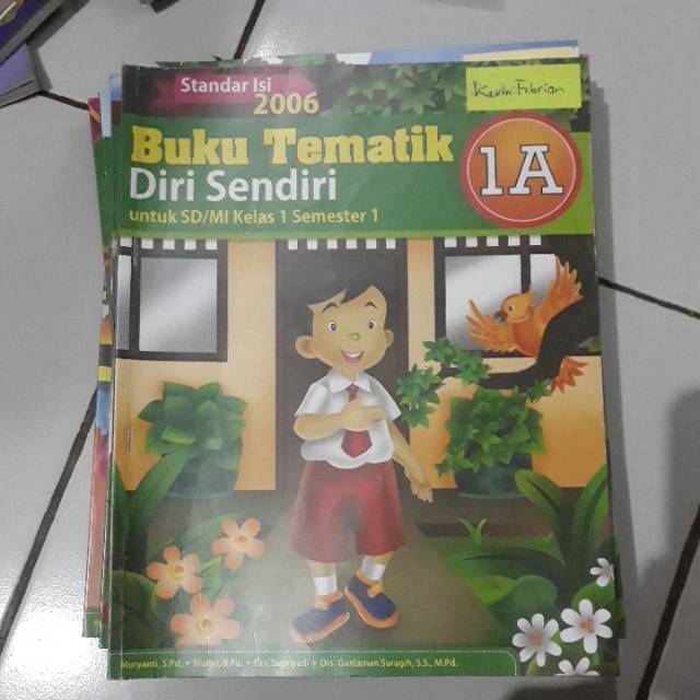 Buku tematik 1A diri sendiri sd mi kelas 1 KTSP 2006