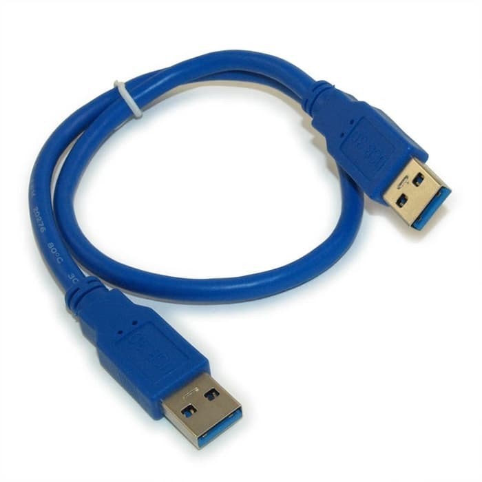 Cable usb A 3.0 nyk 60cm male-Male 5Gbps data sync power - Kabel usb3.0 Am-Am 0.6m