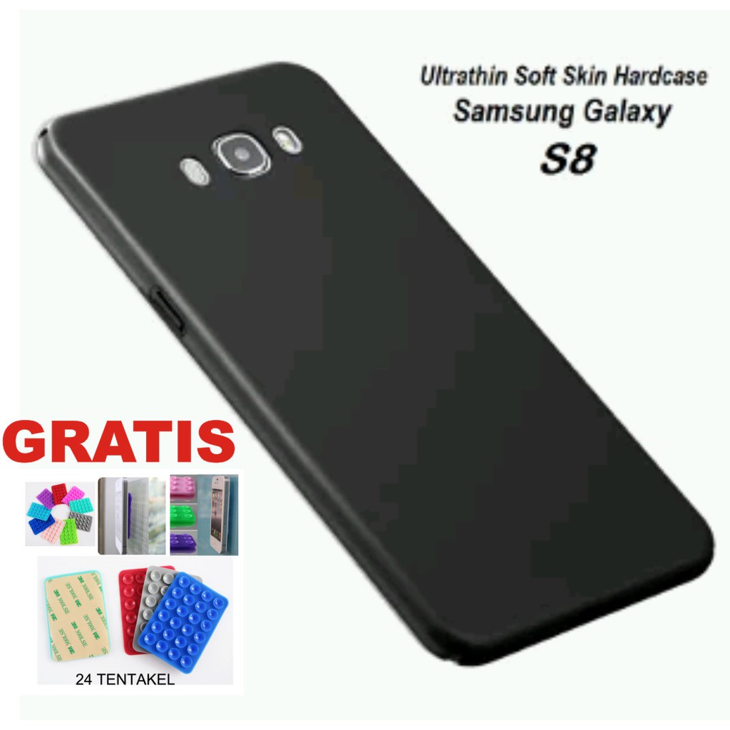 Case Samsung Galaxy S8 Ultrathin Soft Skin GRATIS 1buah Gurita 24 Tentakel
