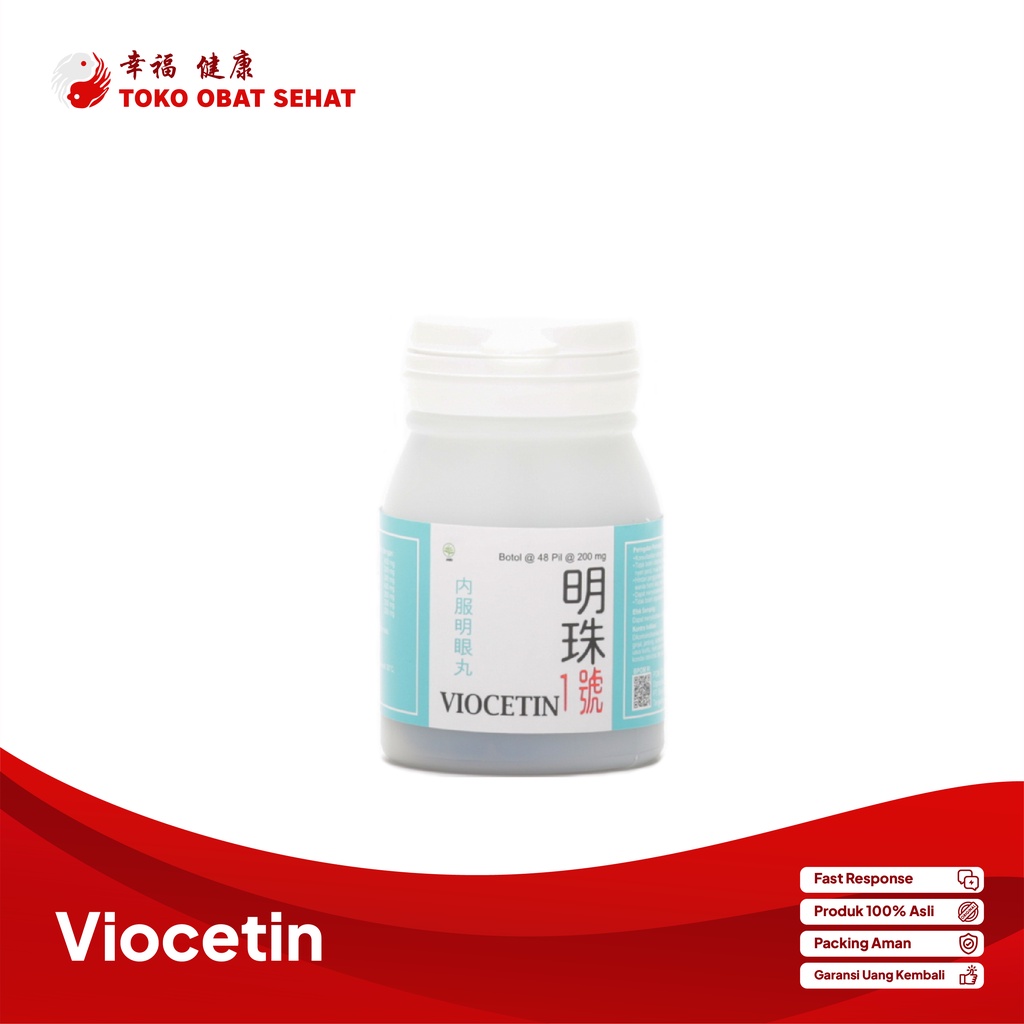 VIOCETIN EYE PEARL ORIGINAL obat mata minus - rabun dan katarak herbal